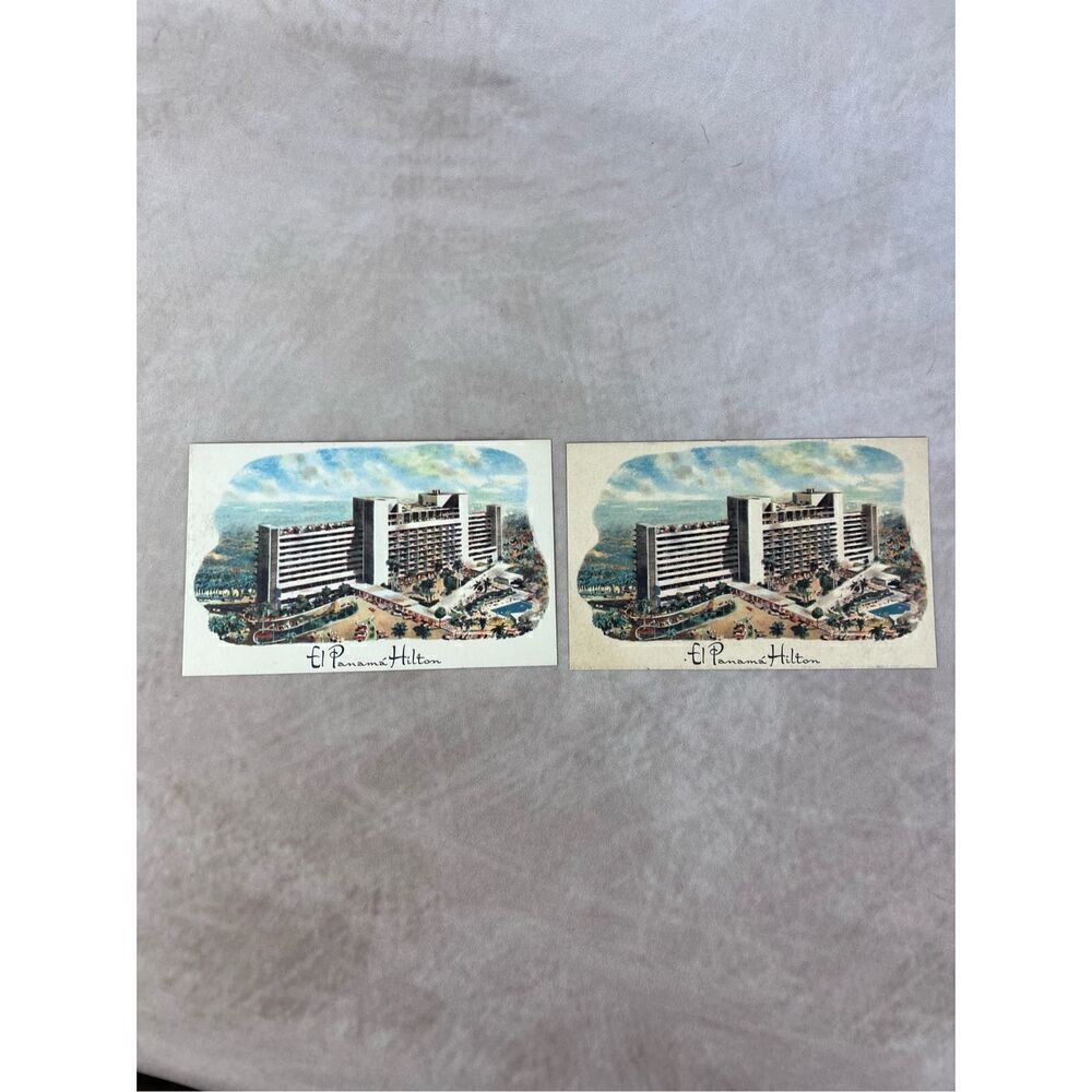 Vintage Panama Postcard A Hilton Hotel El Panama Hilton Overlooking the Pacific